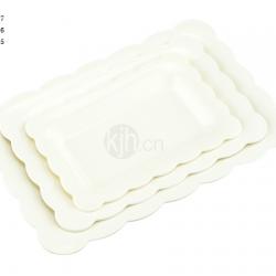 花邊長方餐盤(4、6PCS