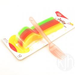 多彩喱叉，12支/板