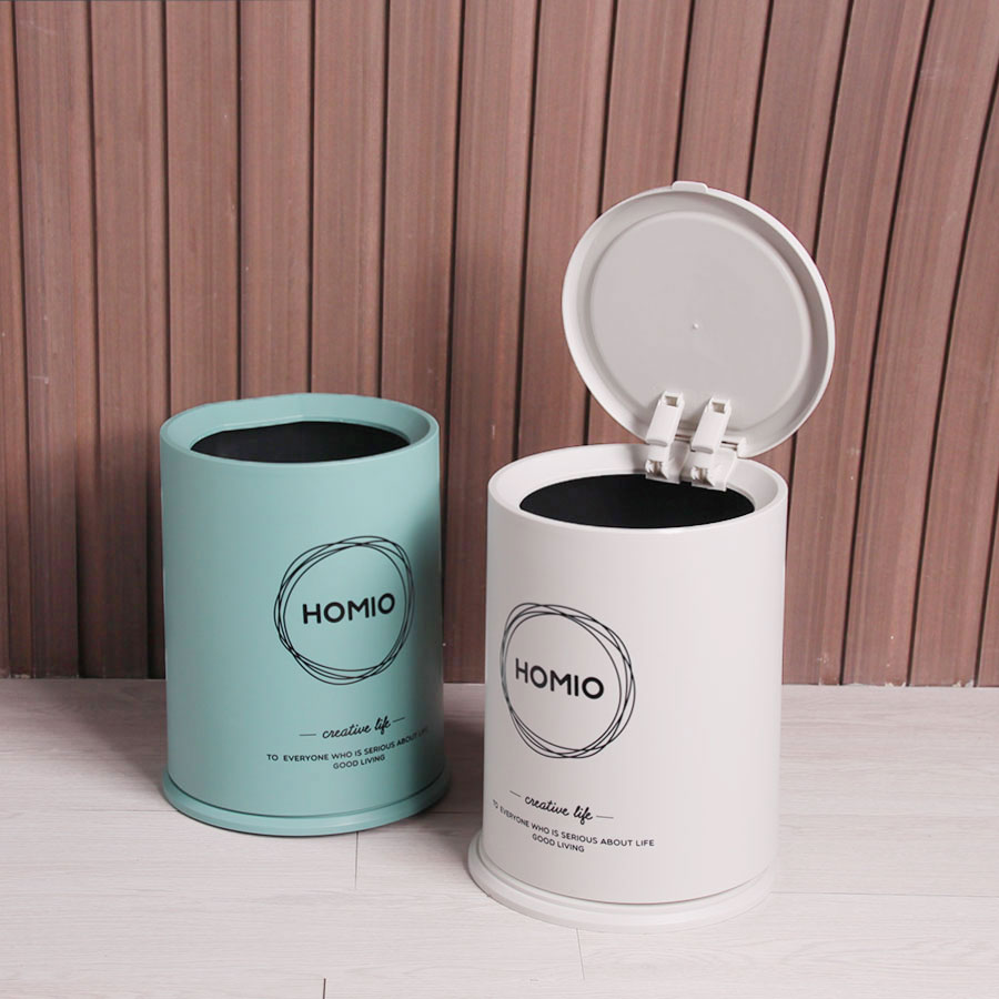 圓形自動(dòng)抽袋垃圾桶/